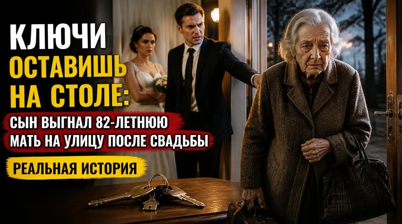Ключи оставишь на столе: сын выгнал 82-летнюю мать на улицу после свадьбы. Реальная ист...
