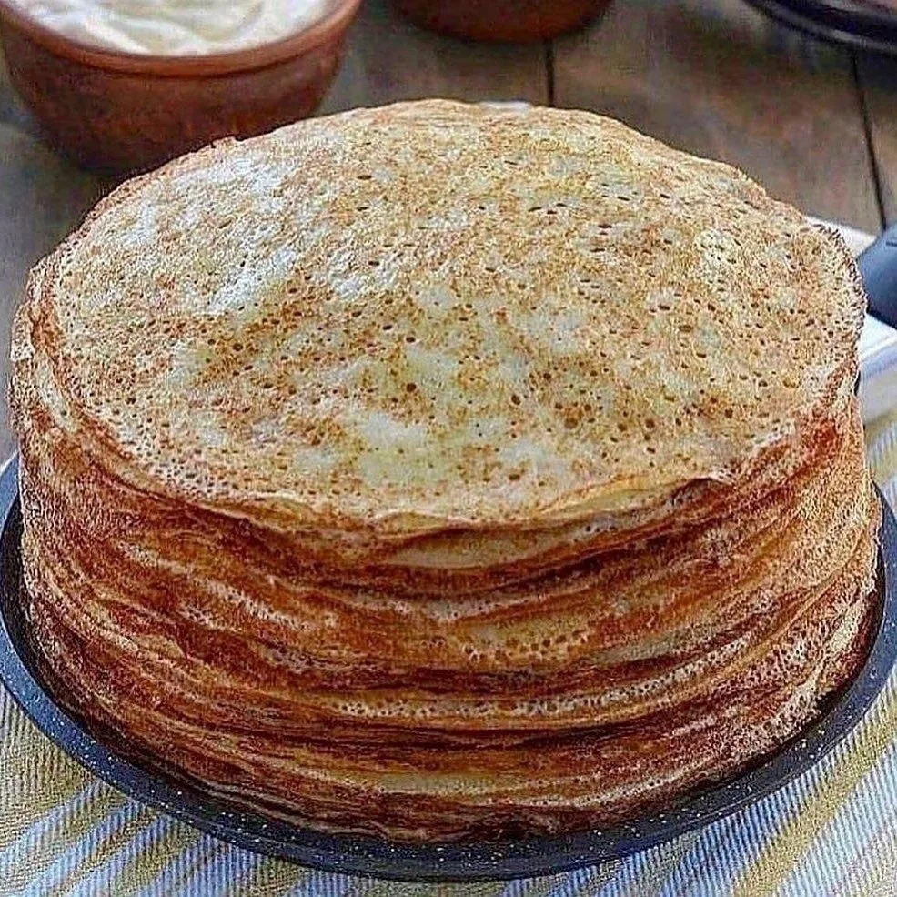 Очень вкусные блины.    Масленица не за горами, и многие скоро начнут искать рецепт аппетитных и кра