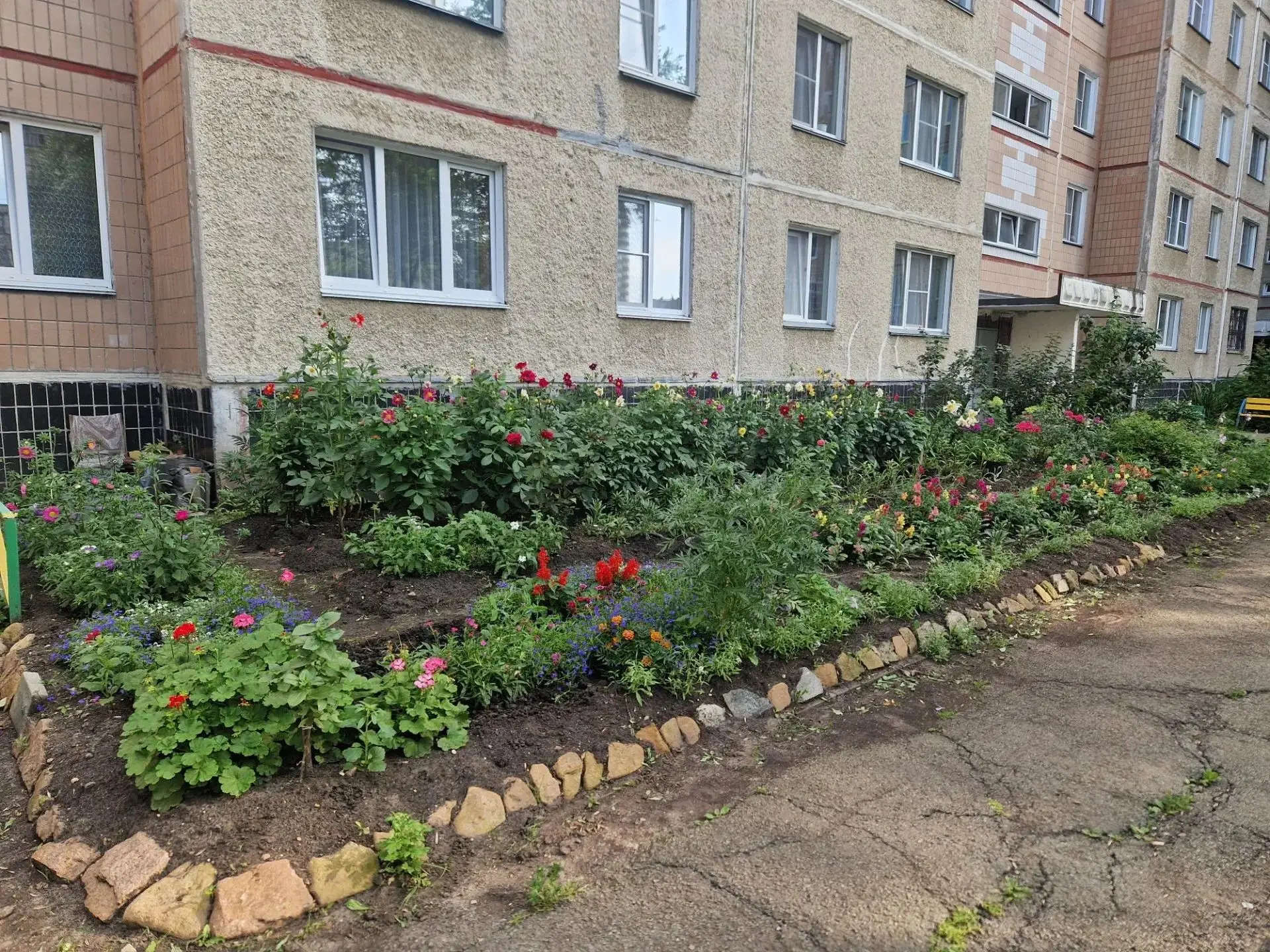 🌺 Администрация района продолжает подведение итогов районного конкурса цветочных клумб...