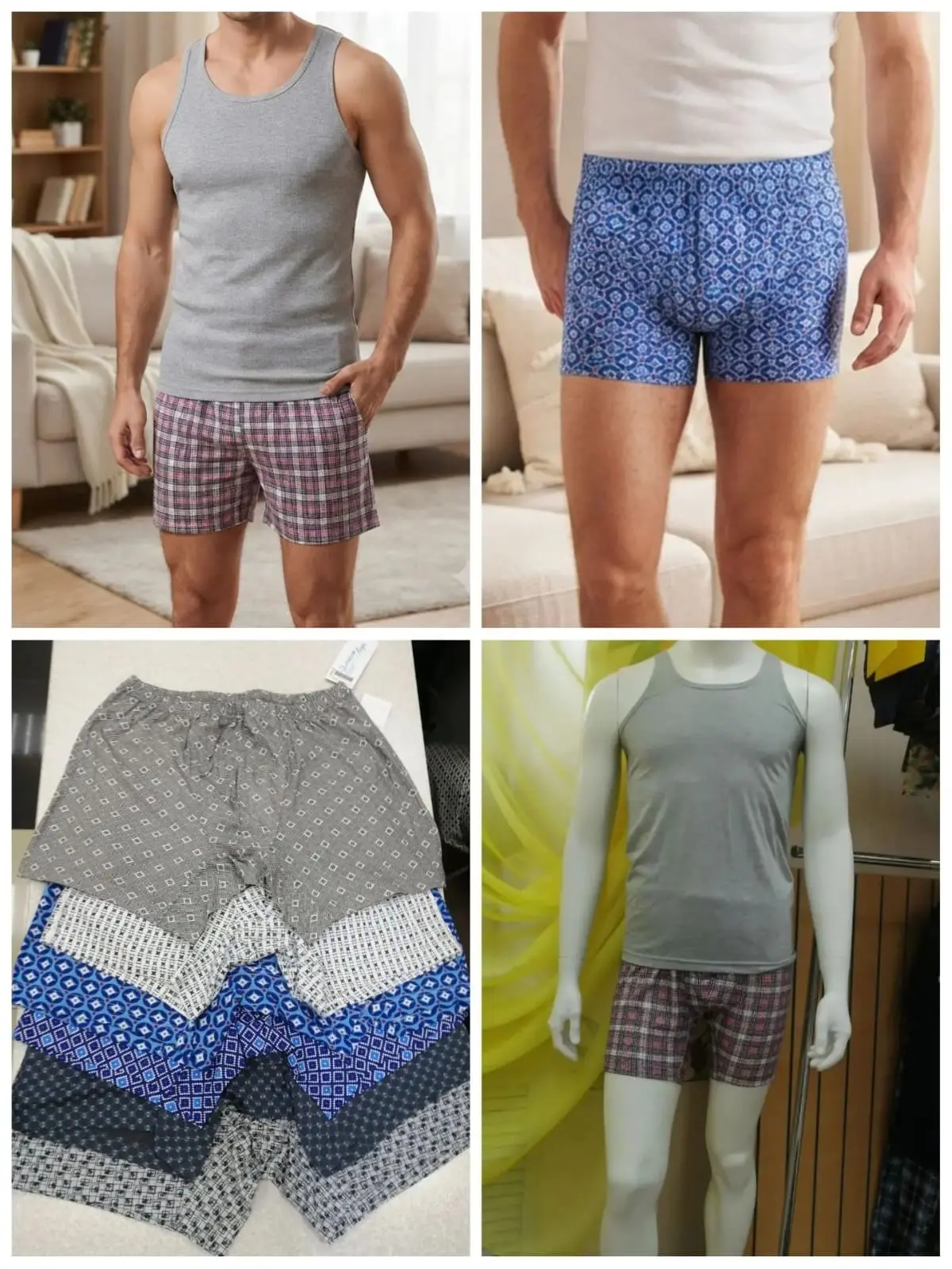 Трусы мужские, семейные,  Рассказово
🧵 Состав: хлопок 100% 
📏 Размеры: 46, 48, 50, 52, 54, 56, 58
