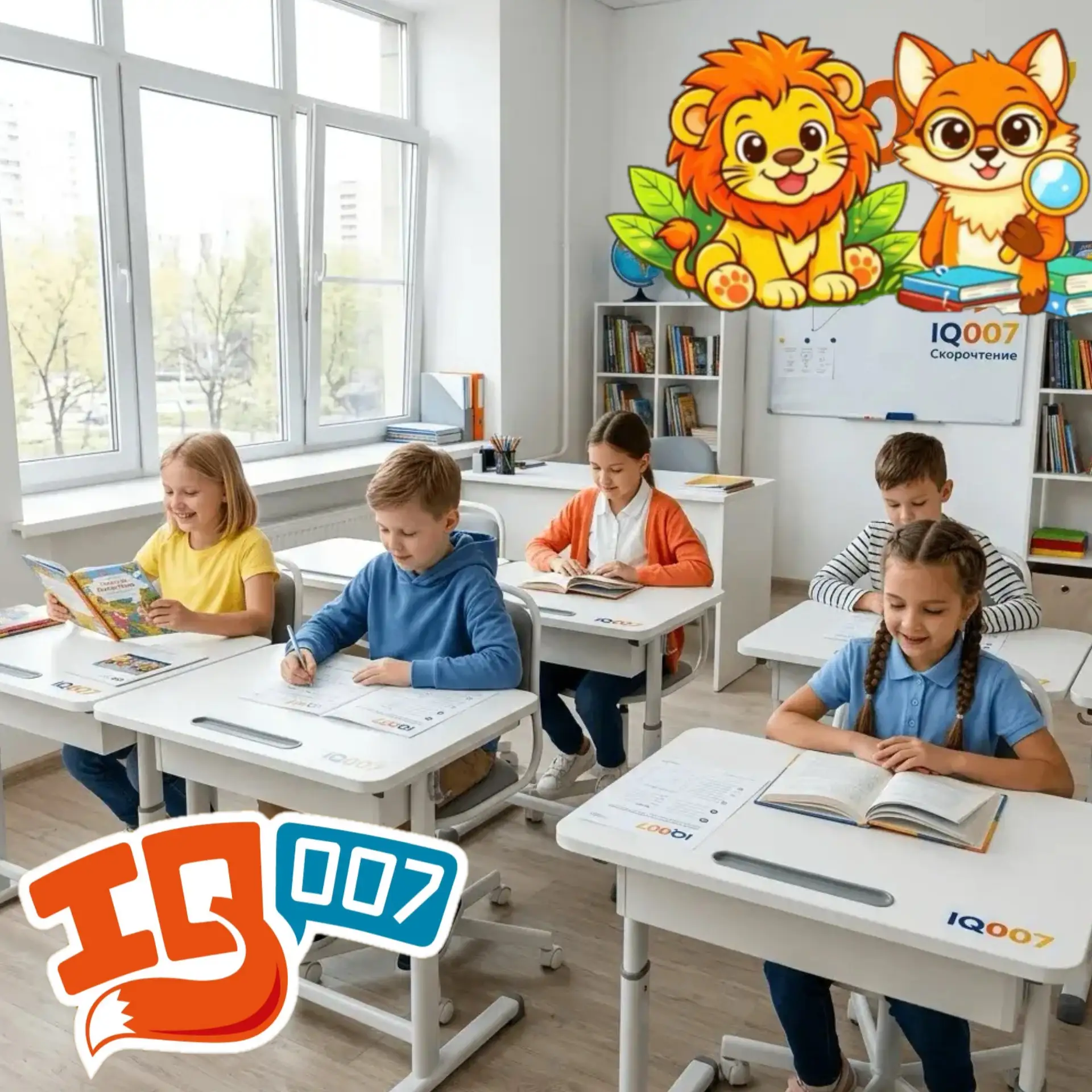 Приветствуем в пространстве, где объединились школа интеллекта IQ007 и семейный центр «...