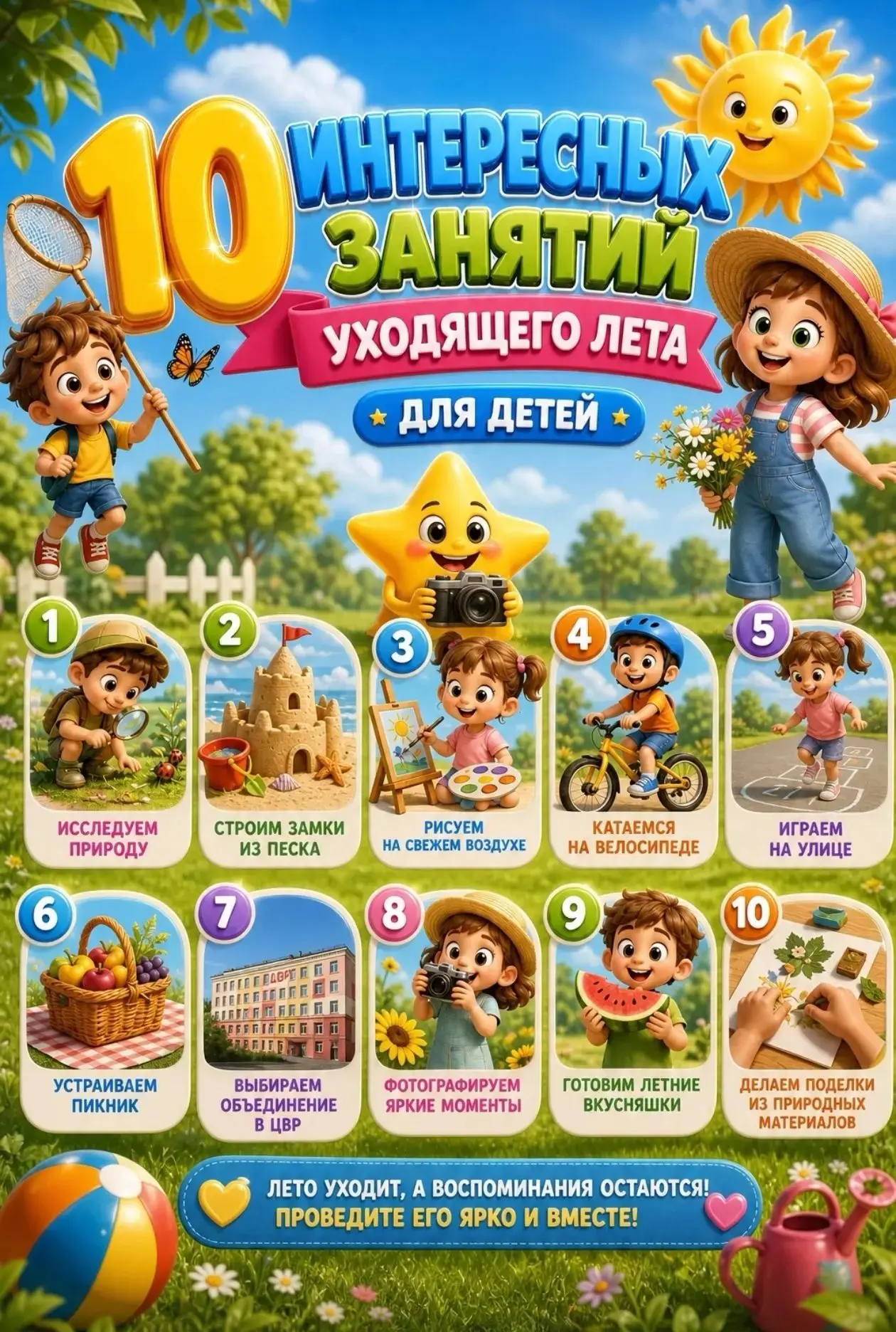 Лето на финишной прямой - но гонка ещё не закончена! 😊 🌳 ☀️