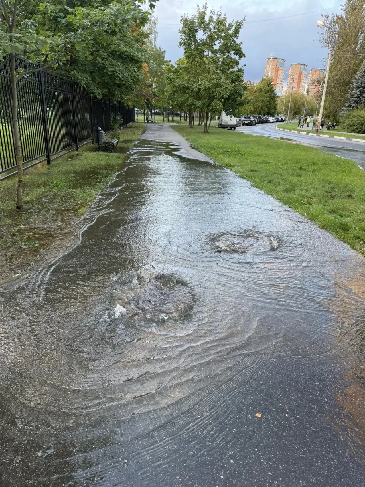Похоже открылся новый фонтан на  Понтекорво Рядом с 6 школой ⛲️