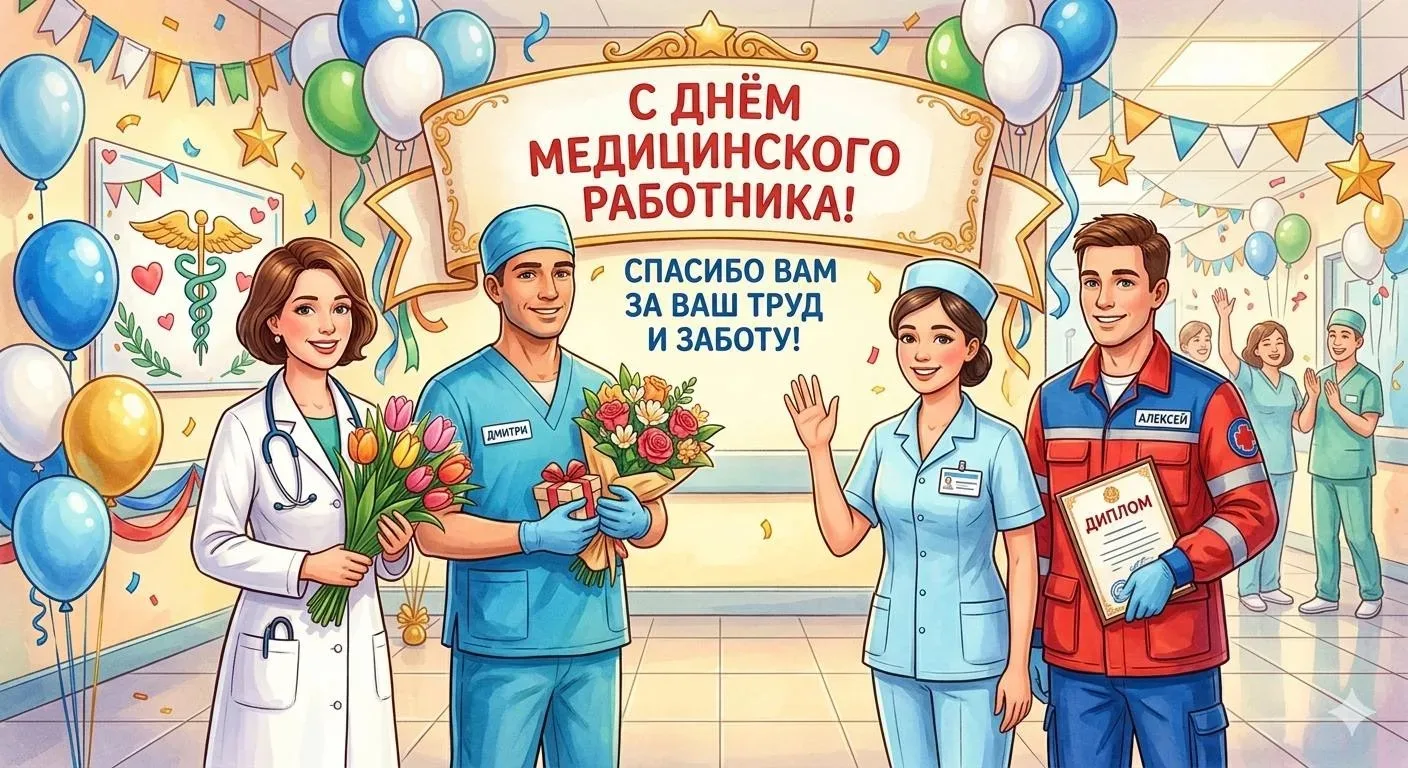 👩‍⚕️ 👨‍⚕️ Сегодня в России чествуют тех, кто стоит на передовой заботы о нашем самочу...