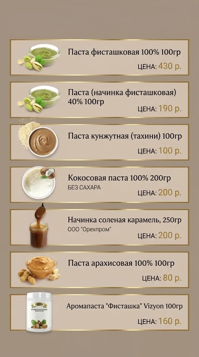 🤍 4 причины закупиться ореховыми пастами прямо сейчас: