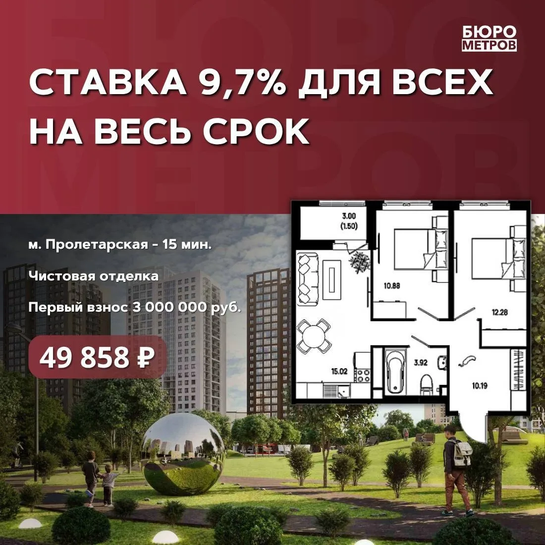 🏡 Для тех, кто не подходит под семейную ипотеку, застройщики Питера вводят собственные...