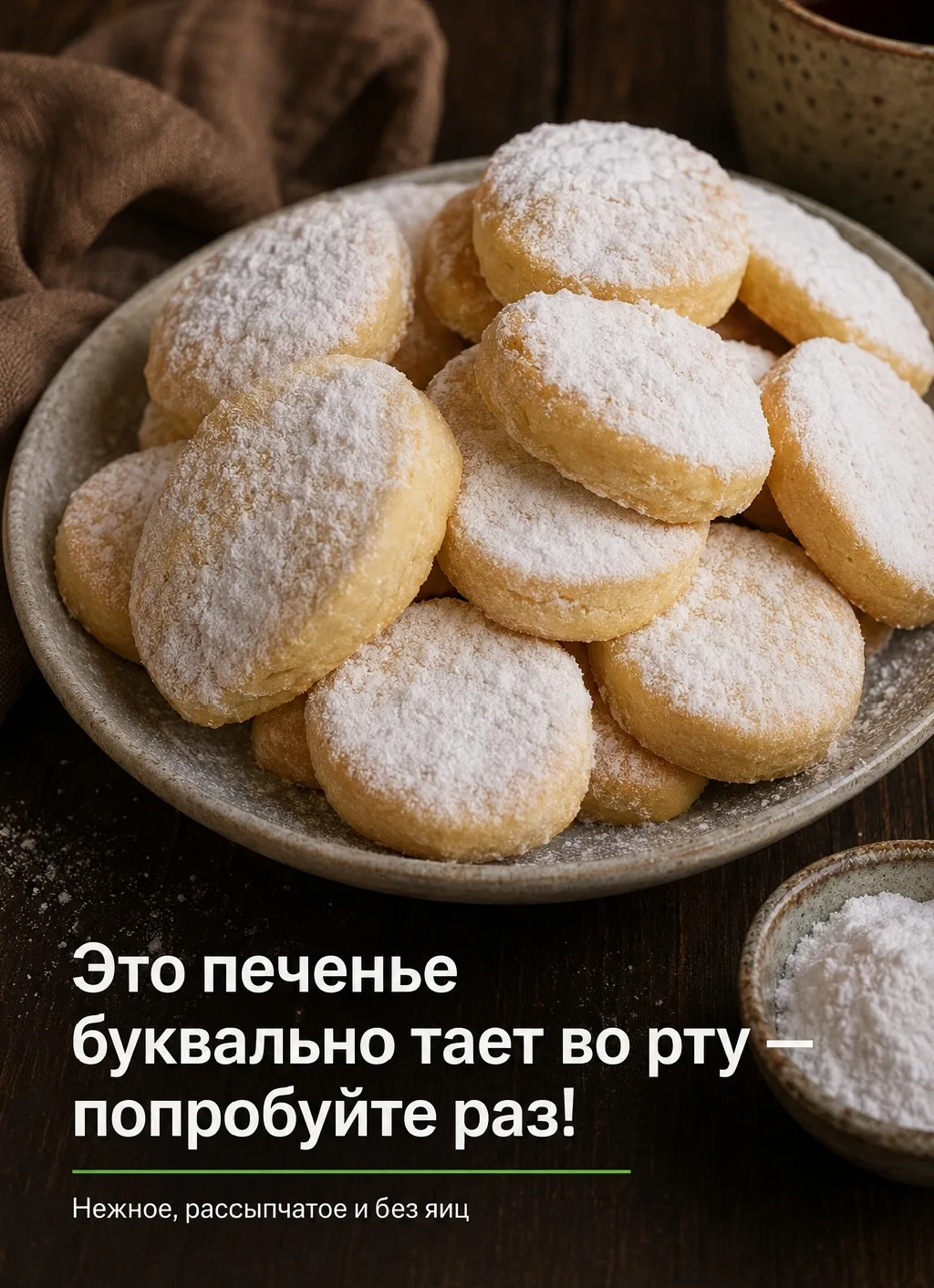 Печенье, которое буквально тает во рту