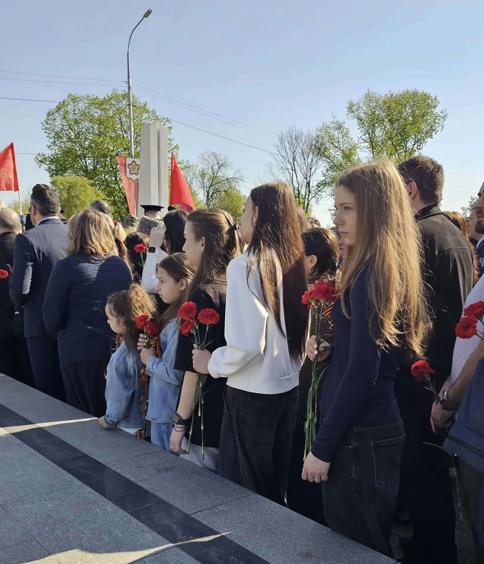 🎖️Учащиеся нашей школы приняли участие в торжественном мероприятии, посвящённом Дню Победы, которое 