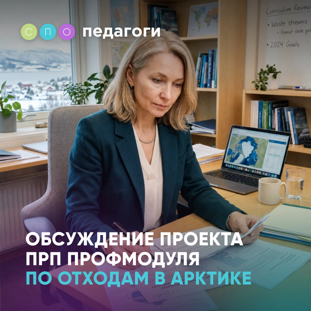 🙌 Примите участие в разработке рабочей программы профмодуля по отходам в Арктике

Если вы преподает