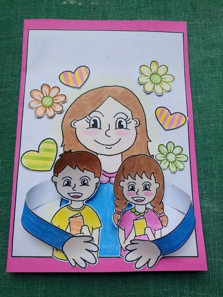 Открытка для мамы🌸