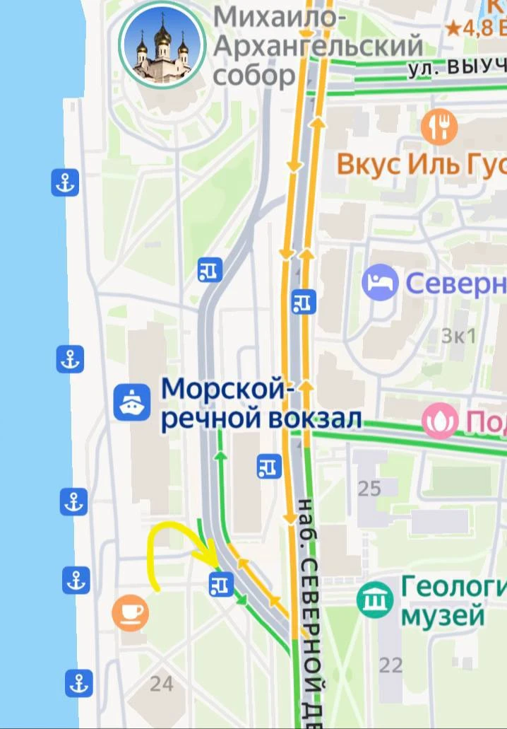 На набережной Северной Двины частично ограничат движение транспорта.