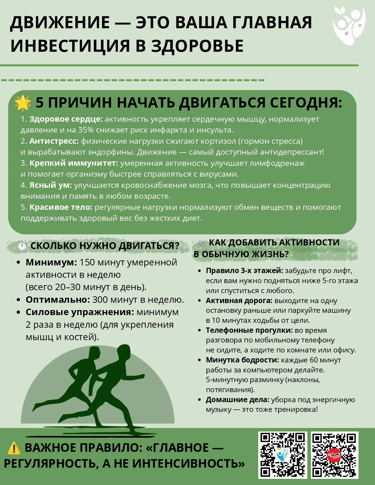 Почему физическая активность необходима каждому

В эпоху цифровых технологий и сидячего образа жизни