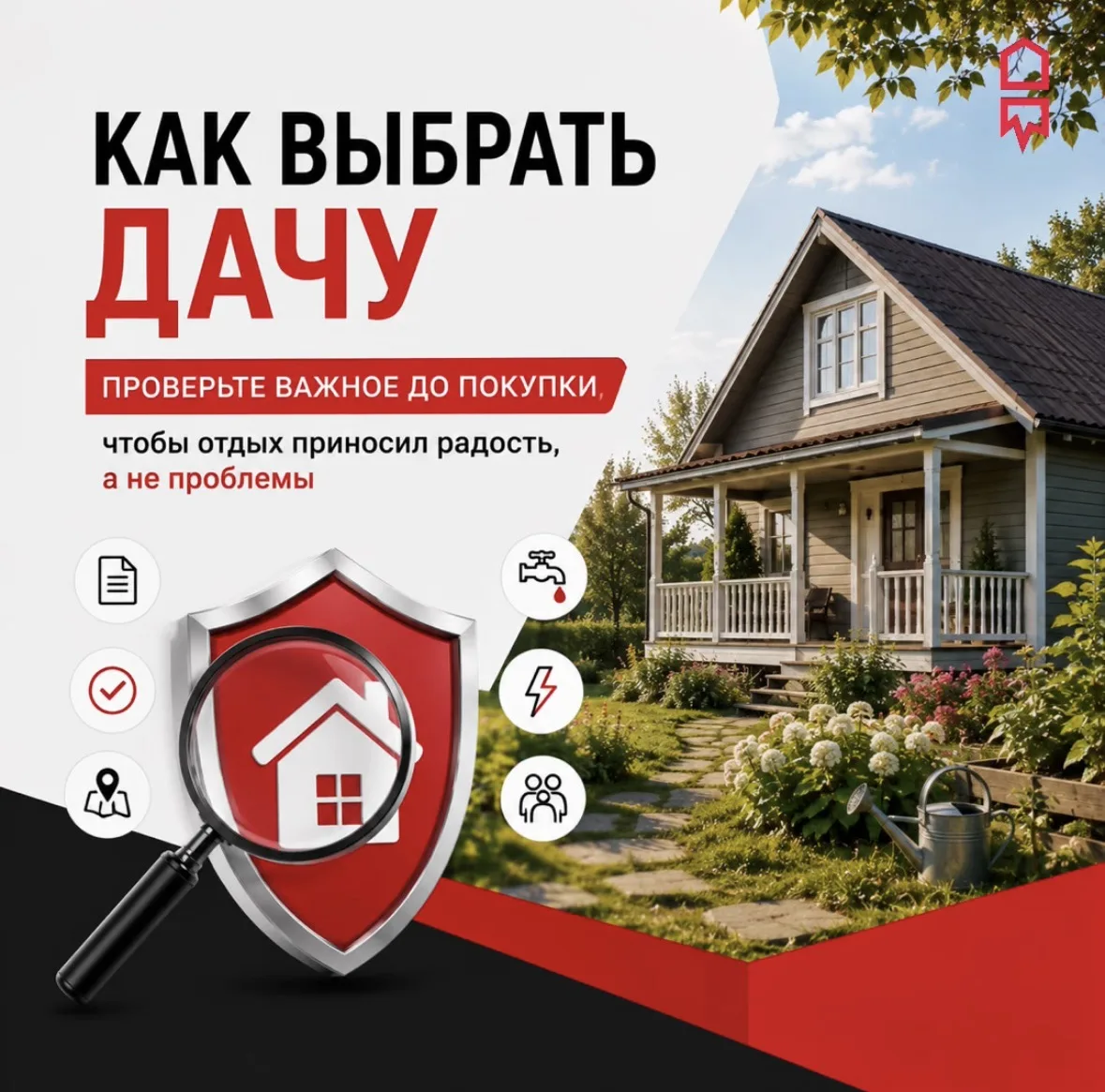 👩‍🌾 Как выбрать дачу?