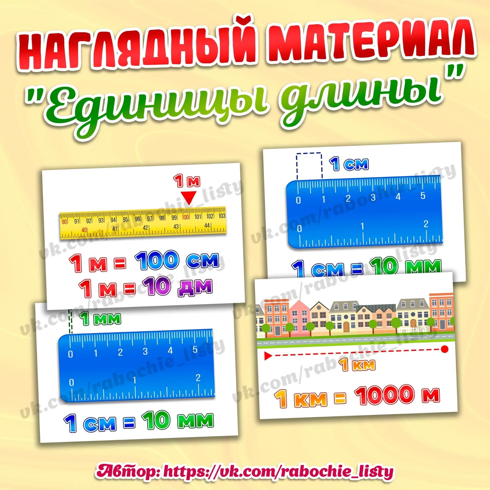 Наглядный материал "ЕДИНИЦЫ ДЛИНЫ" 📐
Начальная школа. К уроку готовы! 

Сказать "СПАСИБО" можно ост