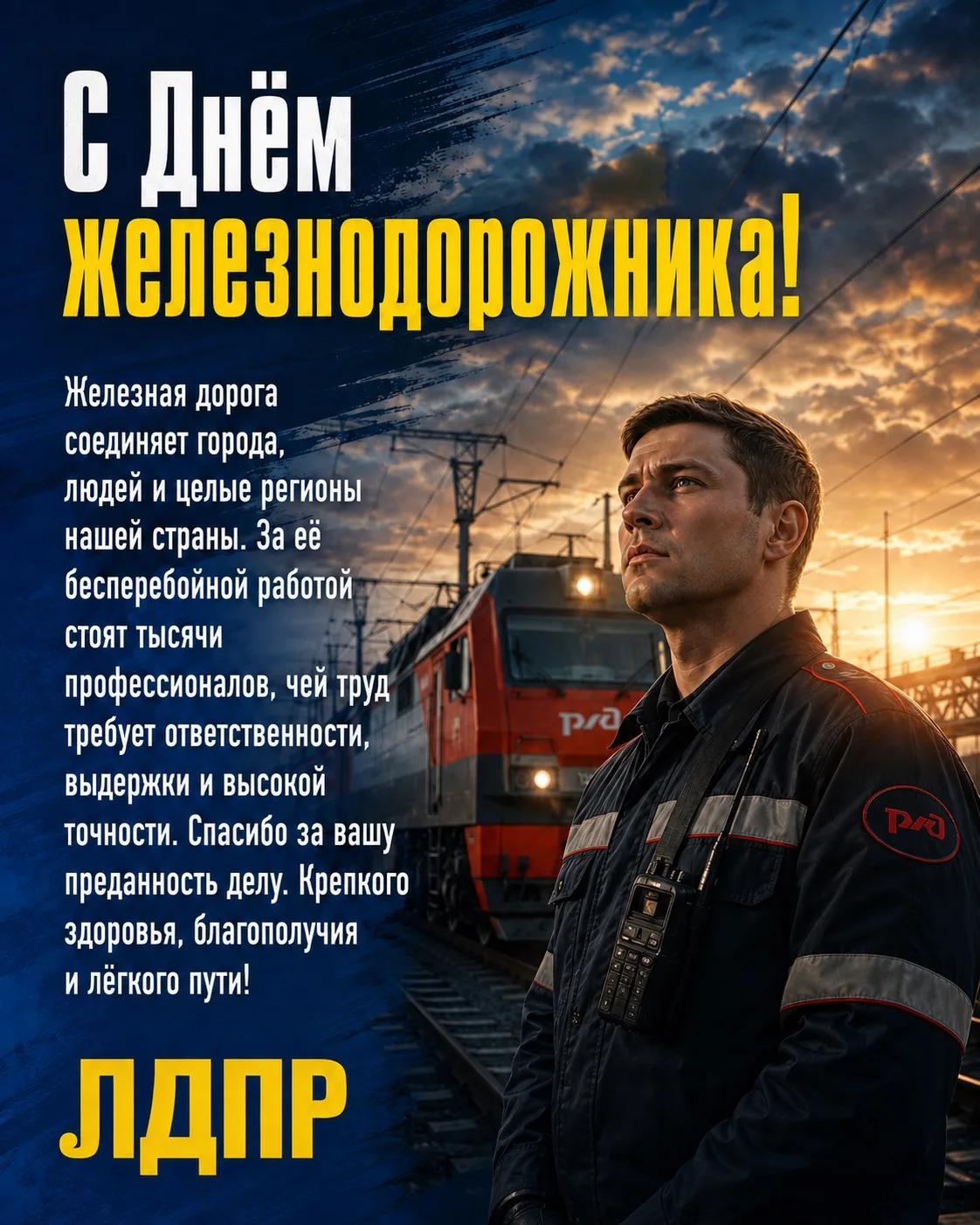 🚅 С Днём железнодорожника!
