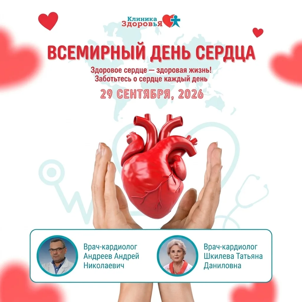 Дорогие калужане! Поздравляем вас со Всемирным днём сердца ♥️