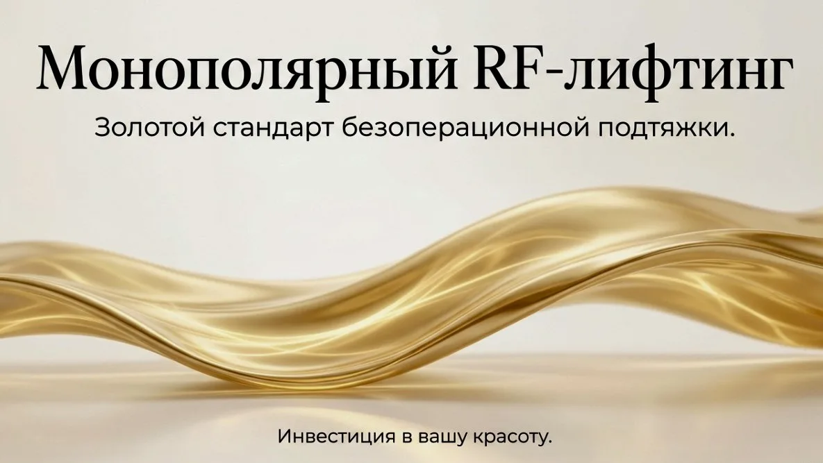 Вы наверняка слышали о премиальных процедурах монополярного RF-лифтинга вроде Thermage ...