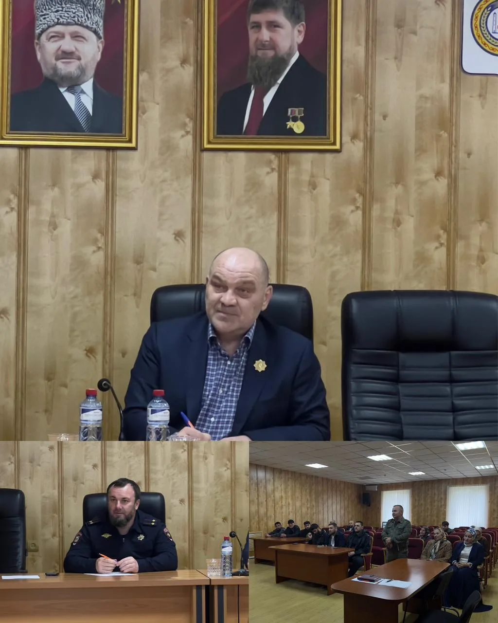 Глава Администрации Наурского муниципального района Магомед Бухадиев провёл заседание п...