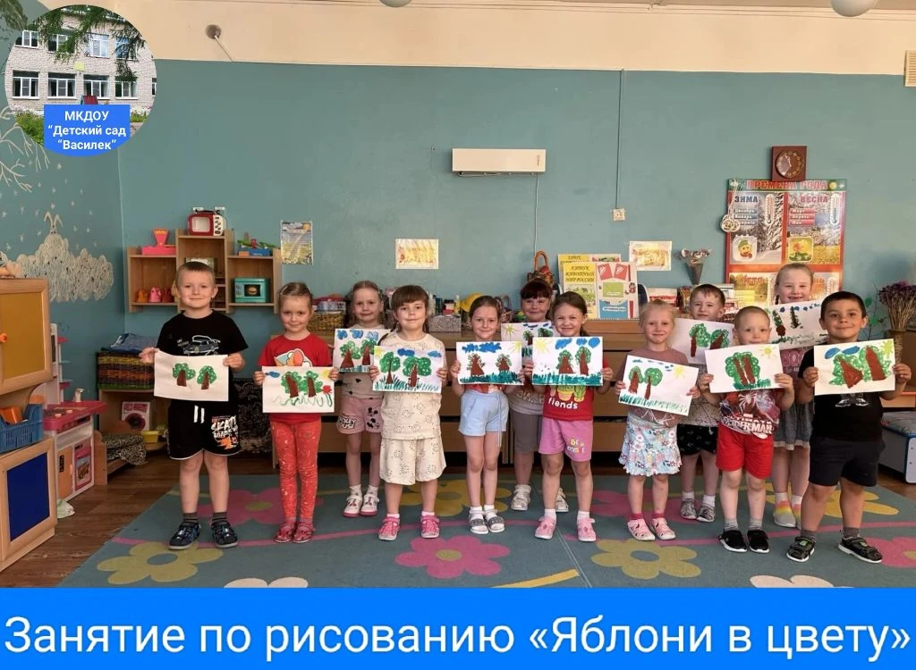 В соответствии с календарно-тематическим планированием, в средней группе состоялось занятие по изобр