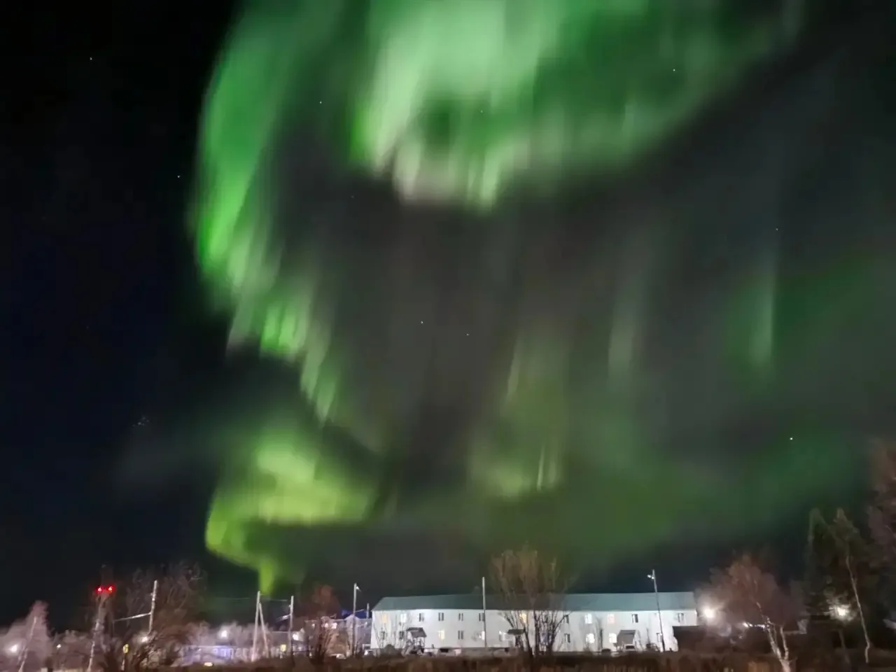 Невероятная красота в небе над Мужами ✨