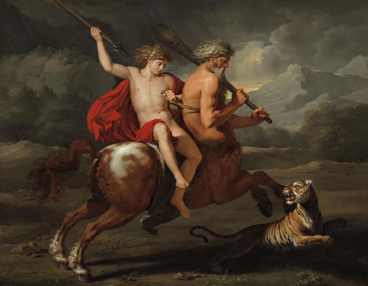 «Воспитание Ахиллеса»

Бенинь Ганьро, 1785

@mythology