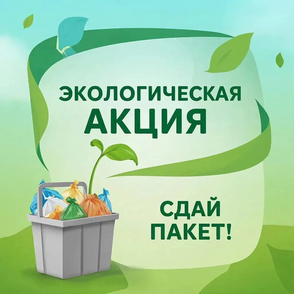 Приглашаем принять участие в экологической природоохранной акции «#СдайПакет» в рамках ...