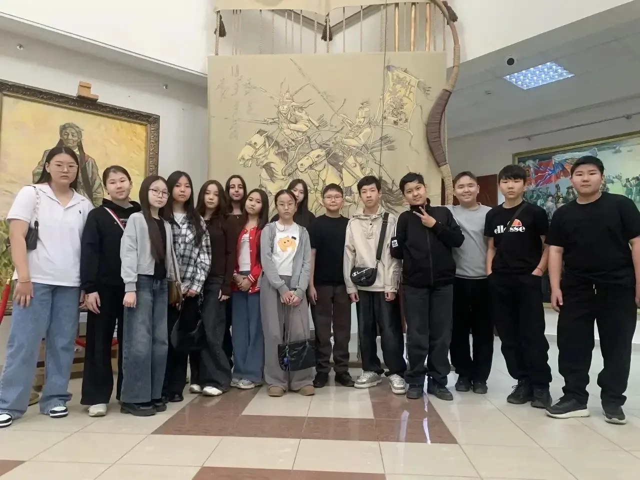🎓✨ Сегодня ученики 6-7х классов посетили 🏛️ Национальный музей Республики Калмыкия имени Н. Н. Пальм