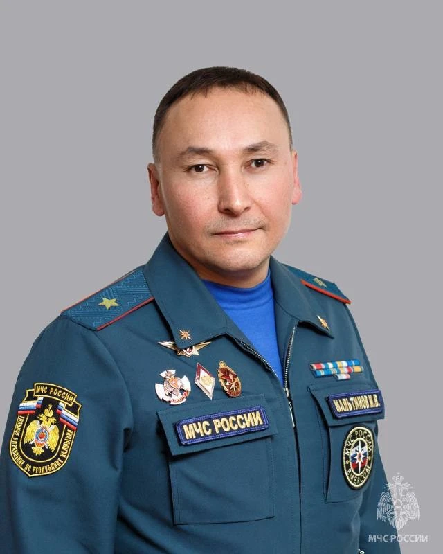 Поздравление начальника Главного управления генерал-майора внутренней службы Мергена Мальтинова с Дн