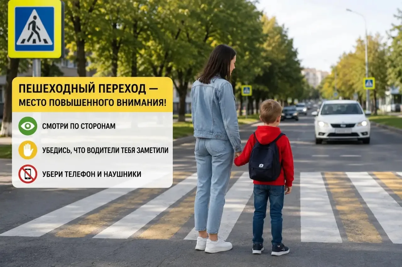 Рубрика: Неделя ПДД: каждый день - важное правило безопасности!

🚸 Пешеходный переход: несколько се