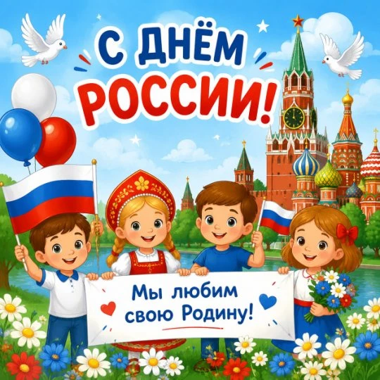 С Днём России! 🇷🇺

12 июня наша страна отмечает важный государственный праздник — День России.

Ис