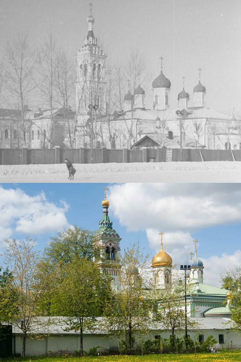 📍Храм святителя Николая Мирликийского на Рогожском посёлке.    1967/2025 год.  💡В 1771 году при Рого