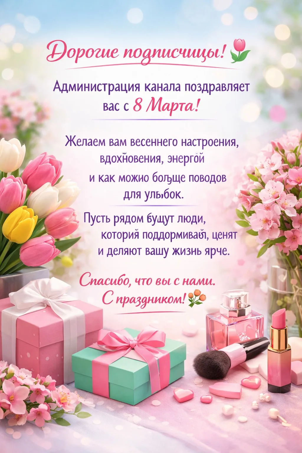 Дорогие подписчицы! 🌷