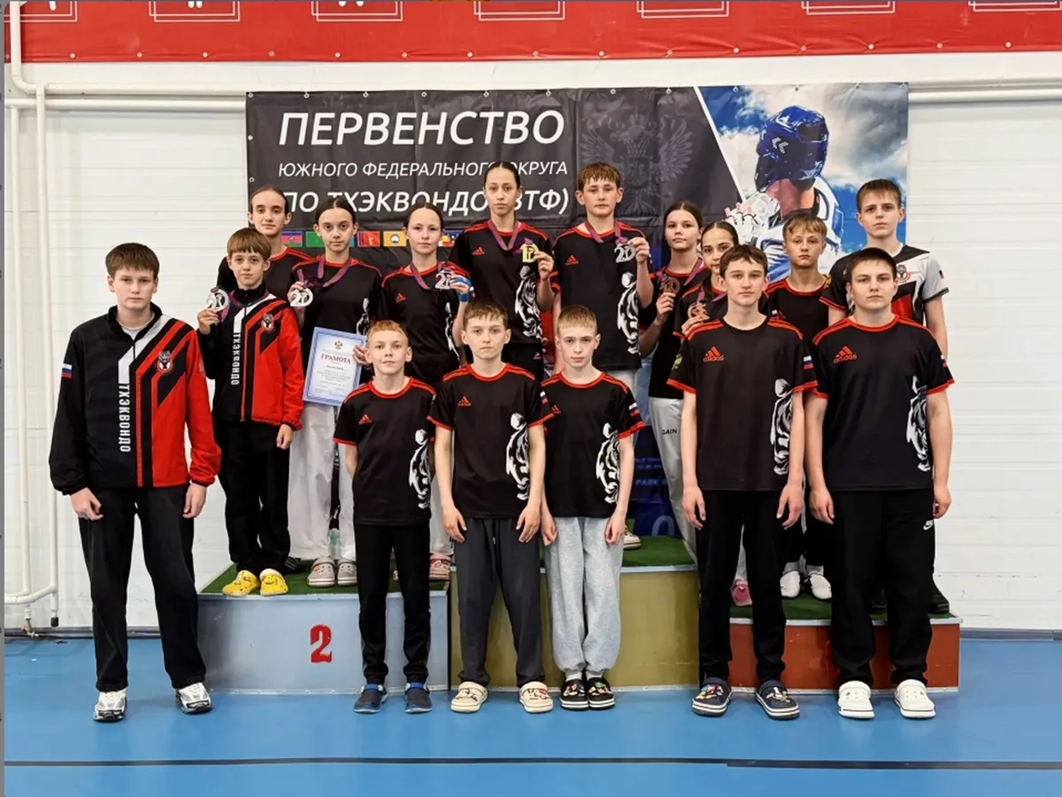 Тхэквондисты из города Шахты стали победителями и призерами Первенства Южного федерального округа ср