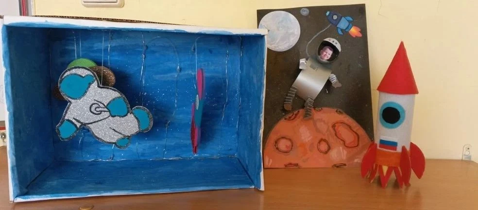 Выставка, посвящённая Дню 🚀 космонавтики, получилась очень яркой и запоминающейся. Дет...