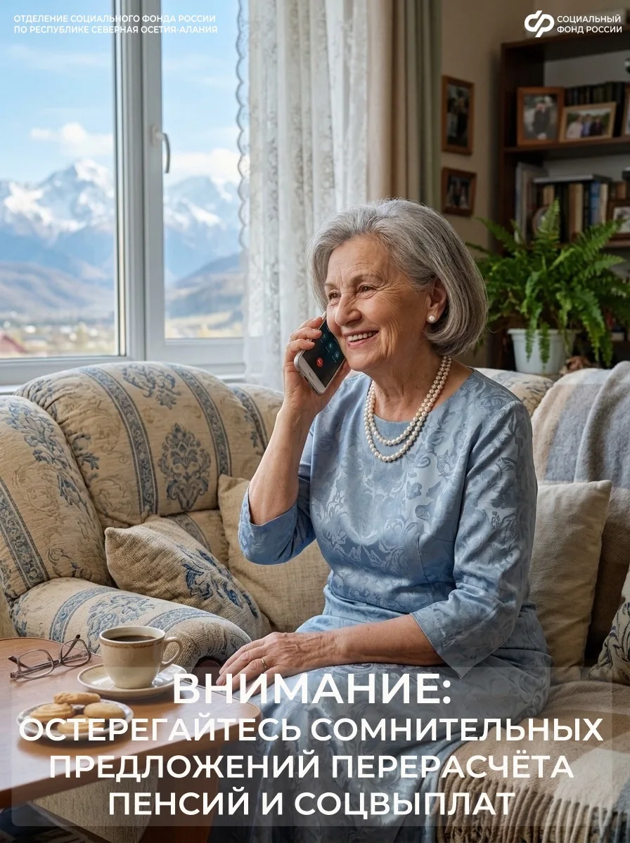 📌 Отделение СФР по Северной Осетии призывает быть внимательными: в сети встречаются предложения пла