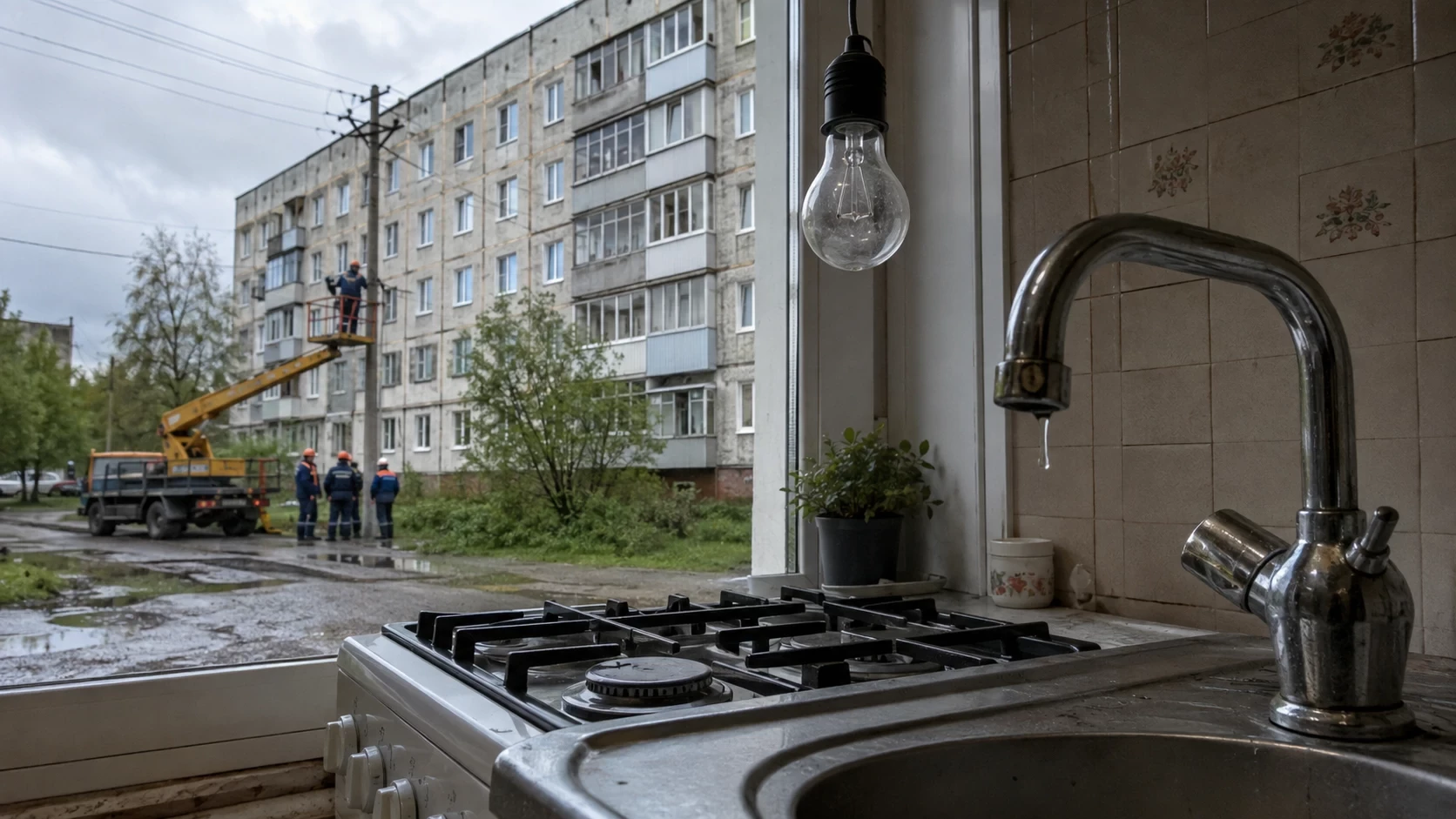 В Охе, Москальво и Некрасовке пройдут плановые отключения воды, газа и света