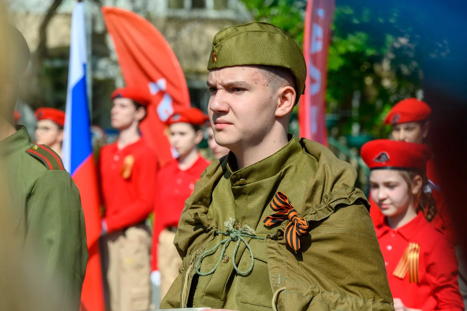 В ознаменование 81-годовщины Великой Победы в Великой Отечественной войне, в Октябрьском районе прош