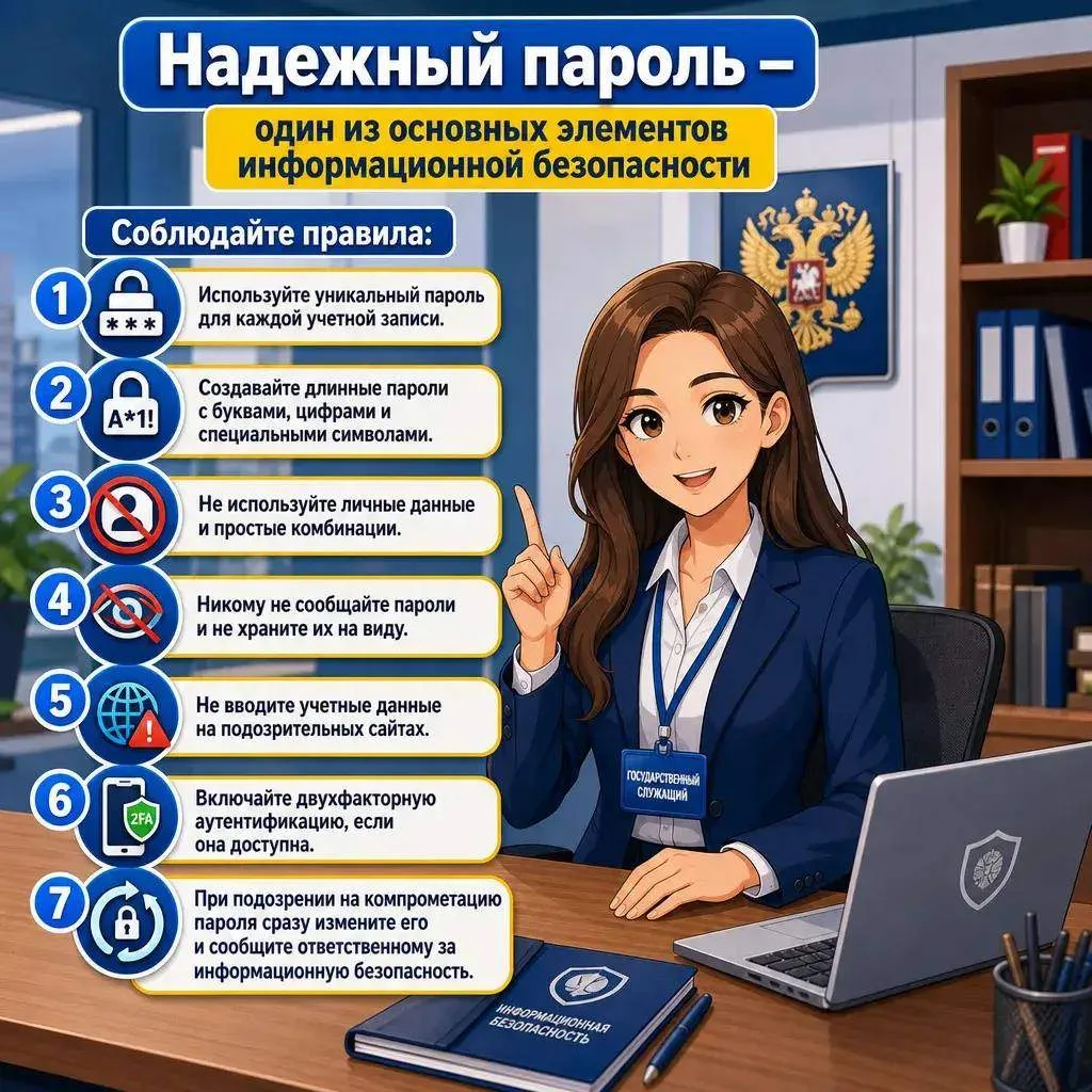 ✅ Парольная политика, 7 главных правил: