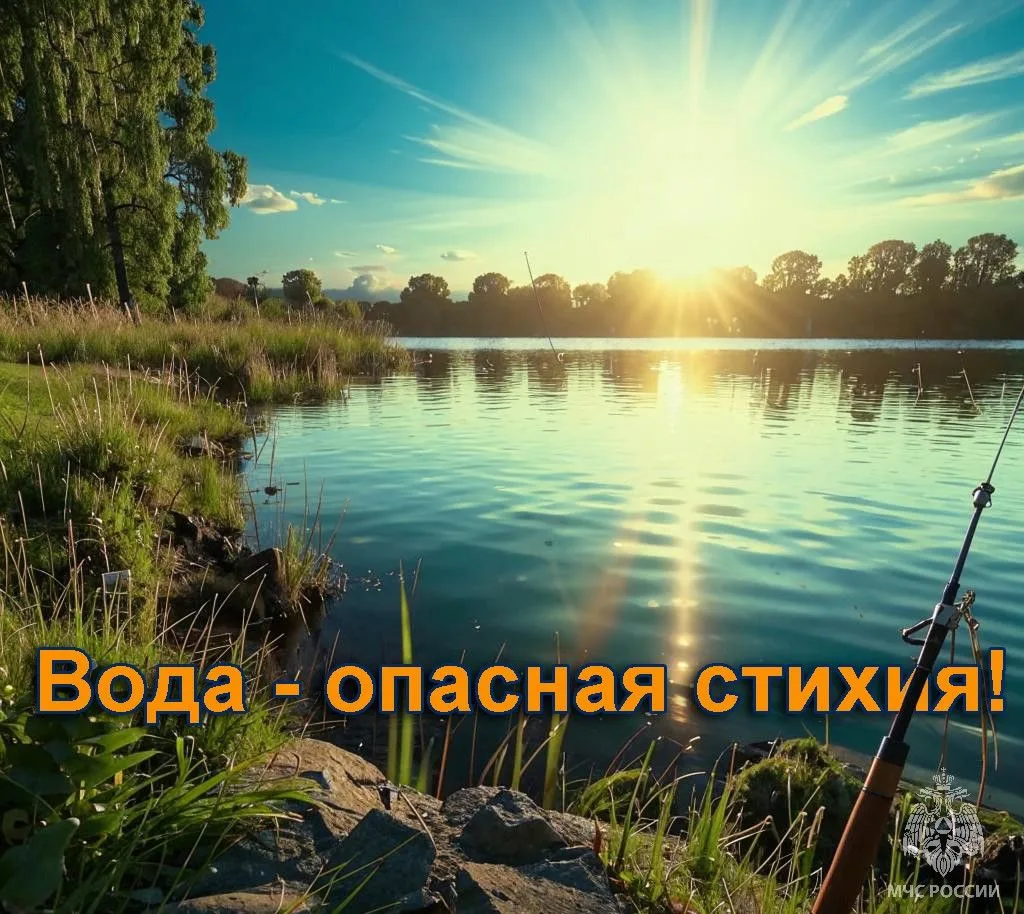 🔥Будь внимателен у воды!