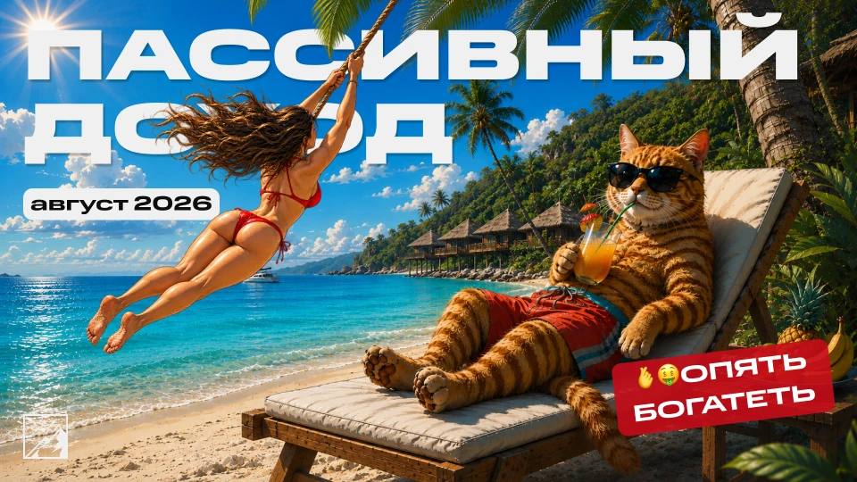💸 Пассивный доход за август: получил 108 382 рублей. И снова больше сотки за месяц!