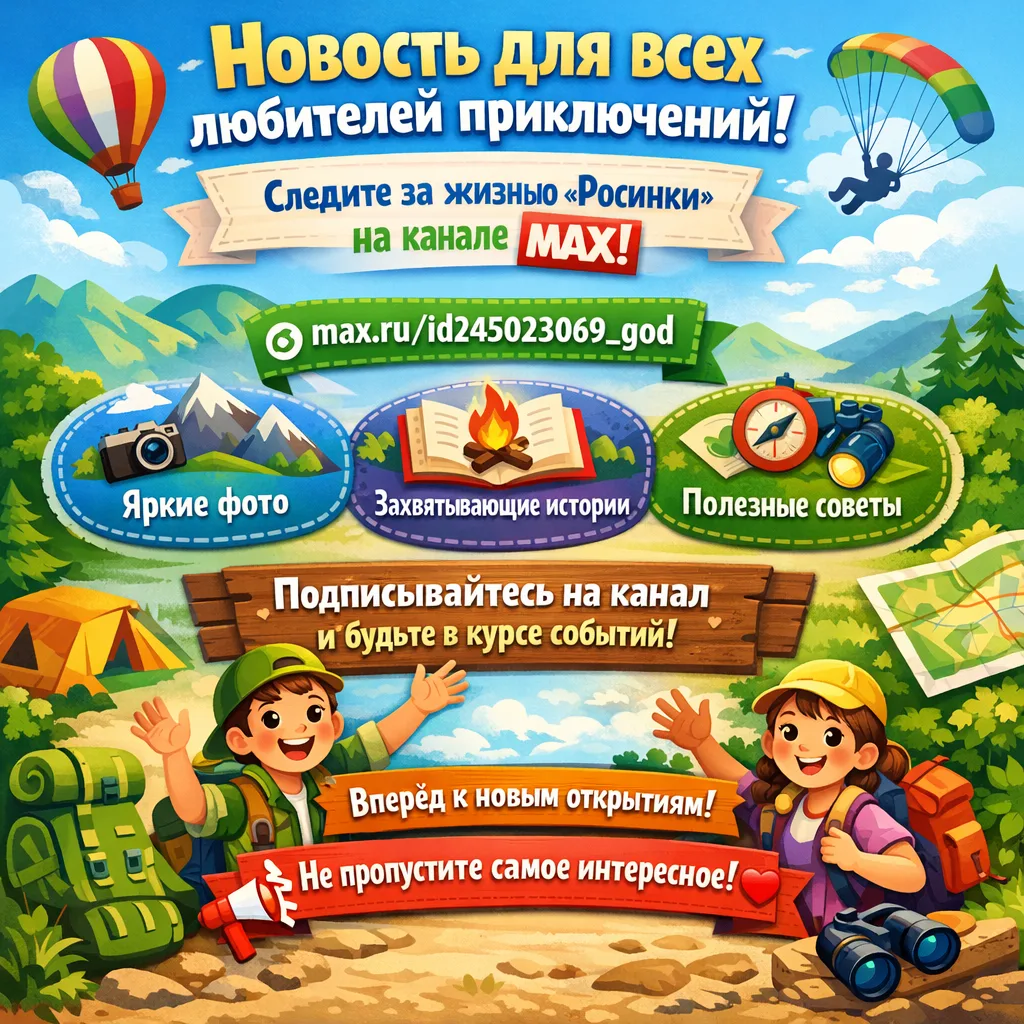 Новость для всех любителей приключений!

Ребята, спешим поделиться отличной новостью: теперь вы може