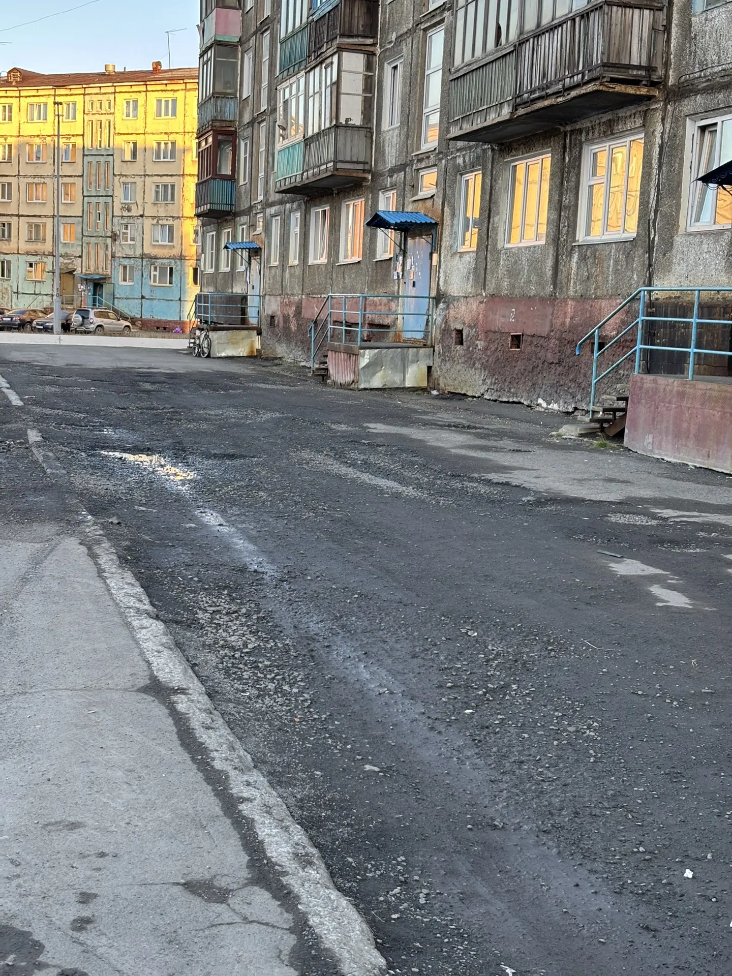 От подписчика: «здесь когда-нибудь будет асфальт или так и будем ходить по колдобинам л...