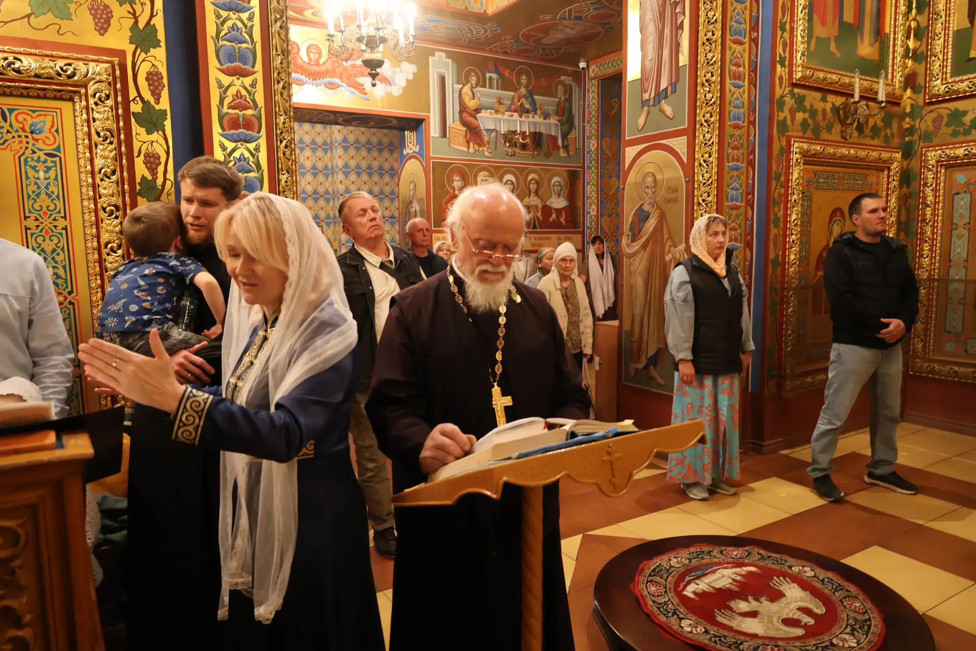 🙏🕯️Вечернее богослужение в Казанском кафедральном соборе, посвященное 80‑летию Явлени...
