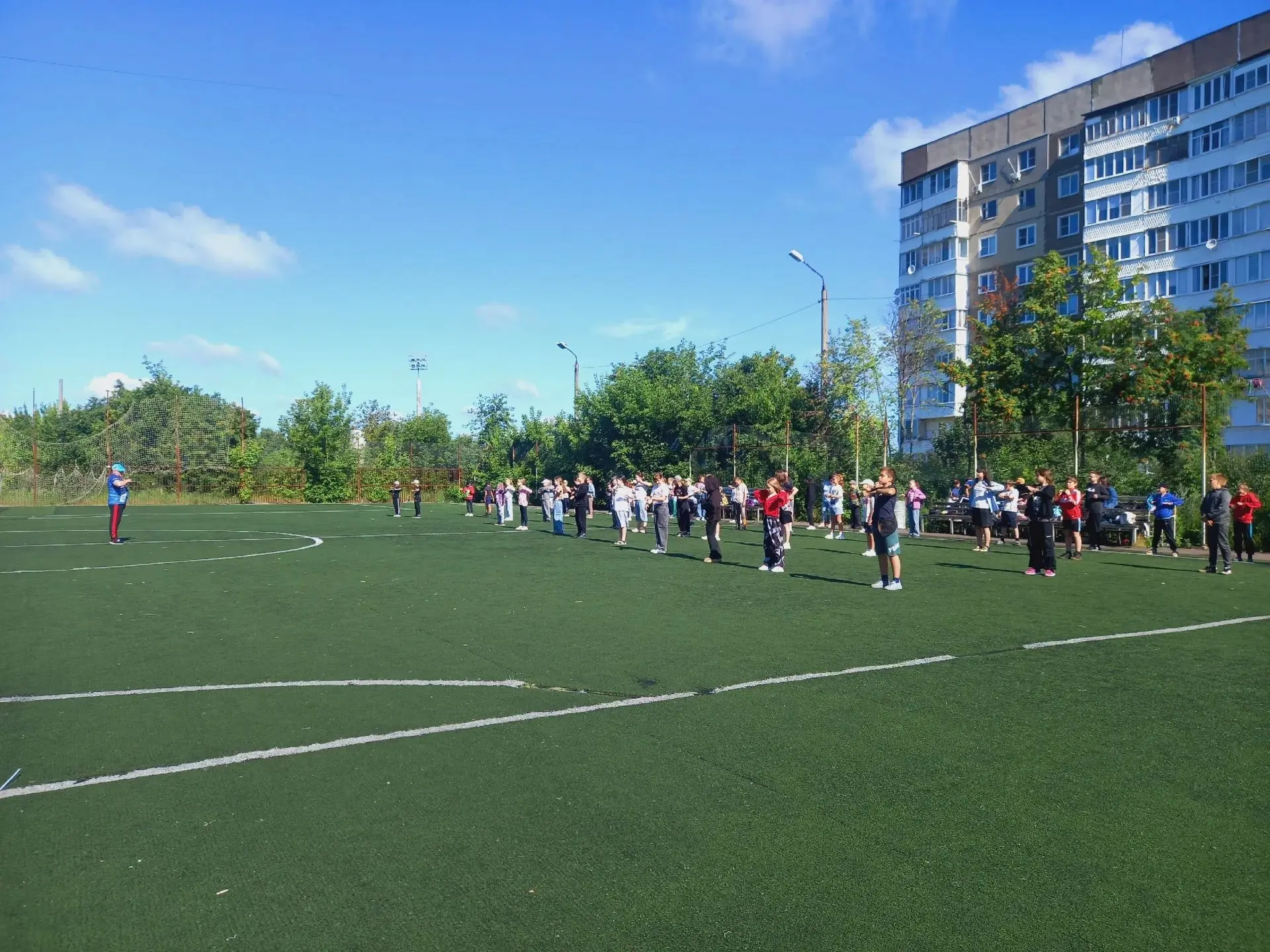 ☀️Сегодня , 14 июля, в ЛДП 👩‍🎓"Гимназист" утро началось с  ⚽🏀«Весёлых стартов» — отличный способ 