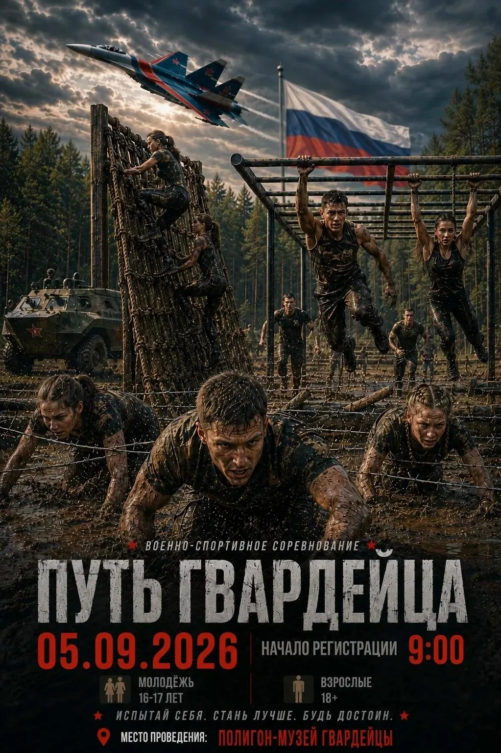 Спортивно – патриотическое мероприятие «Путь Гвардейца»