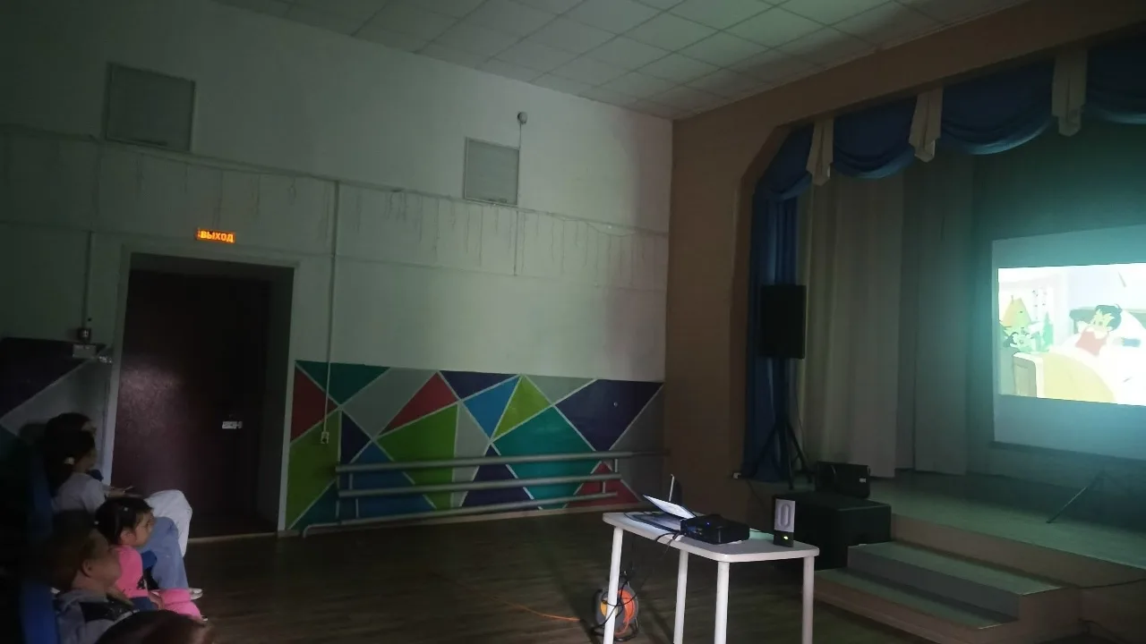 В нашем КДЦ прошёл просмотр мультфильма «Мойдодыр»!