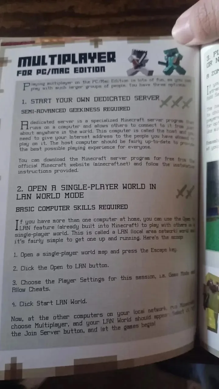 Учебник по Minecraft.