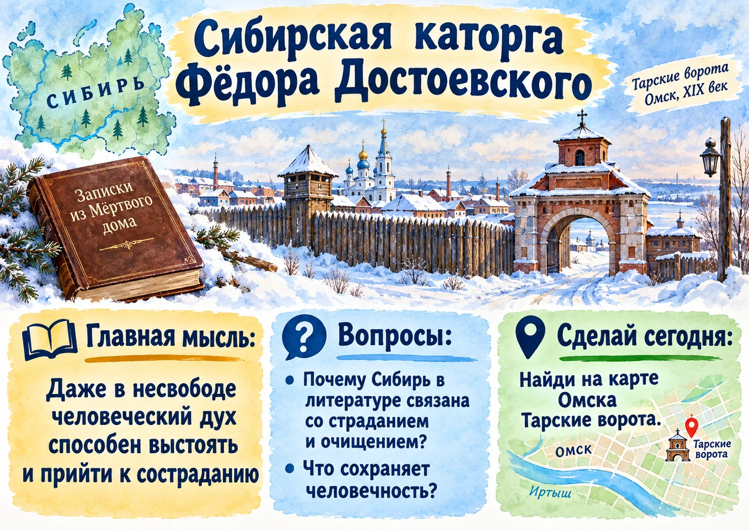 📚Литературная география России.🌏