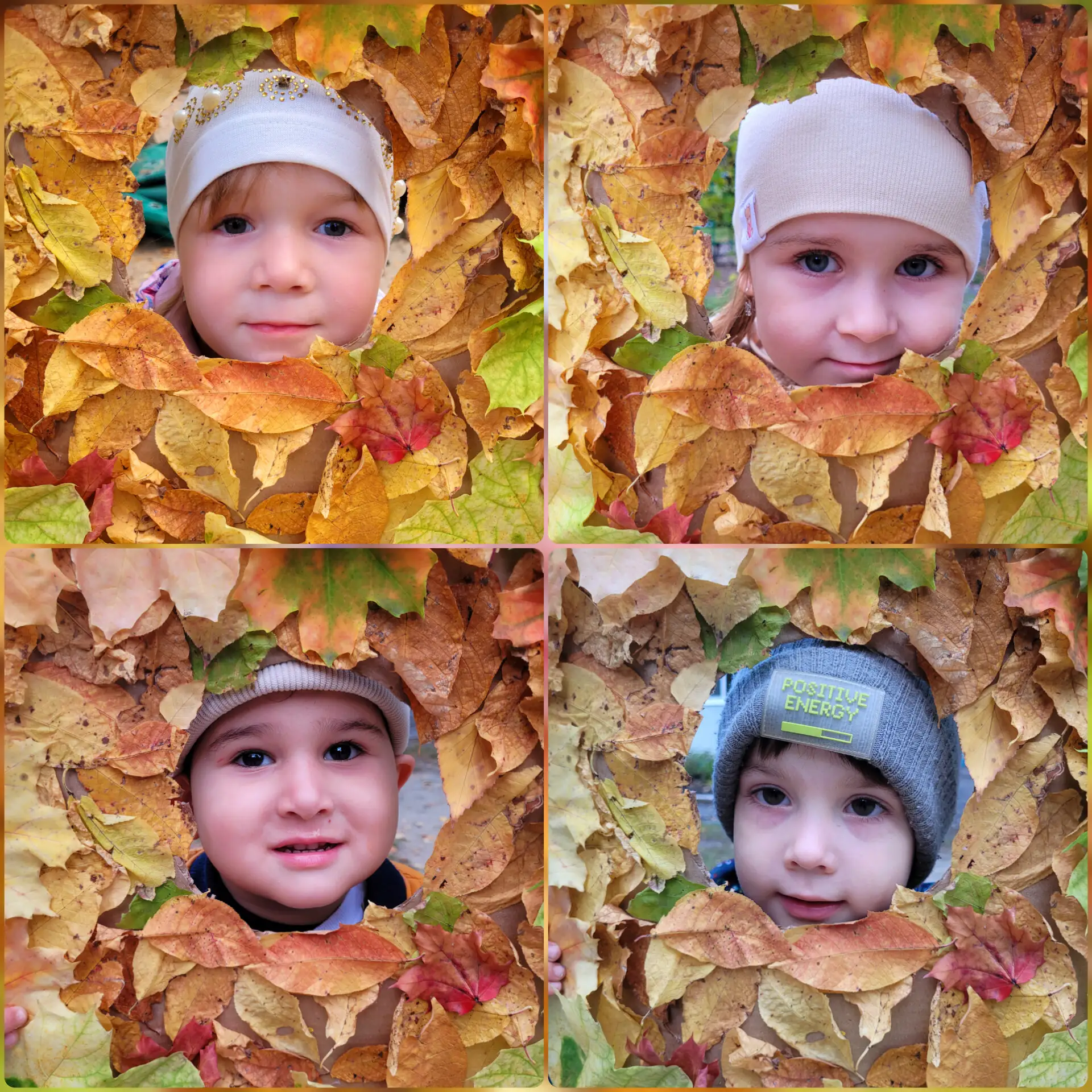 🍂🍁🍂Когда листья становятся лучшей фоторамкой!🍁🍂🍁