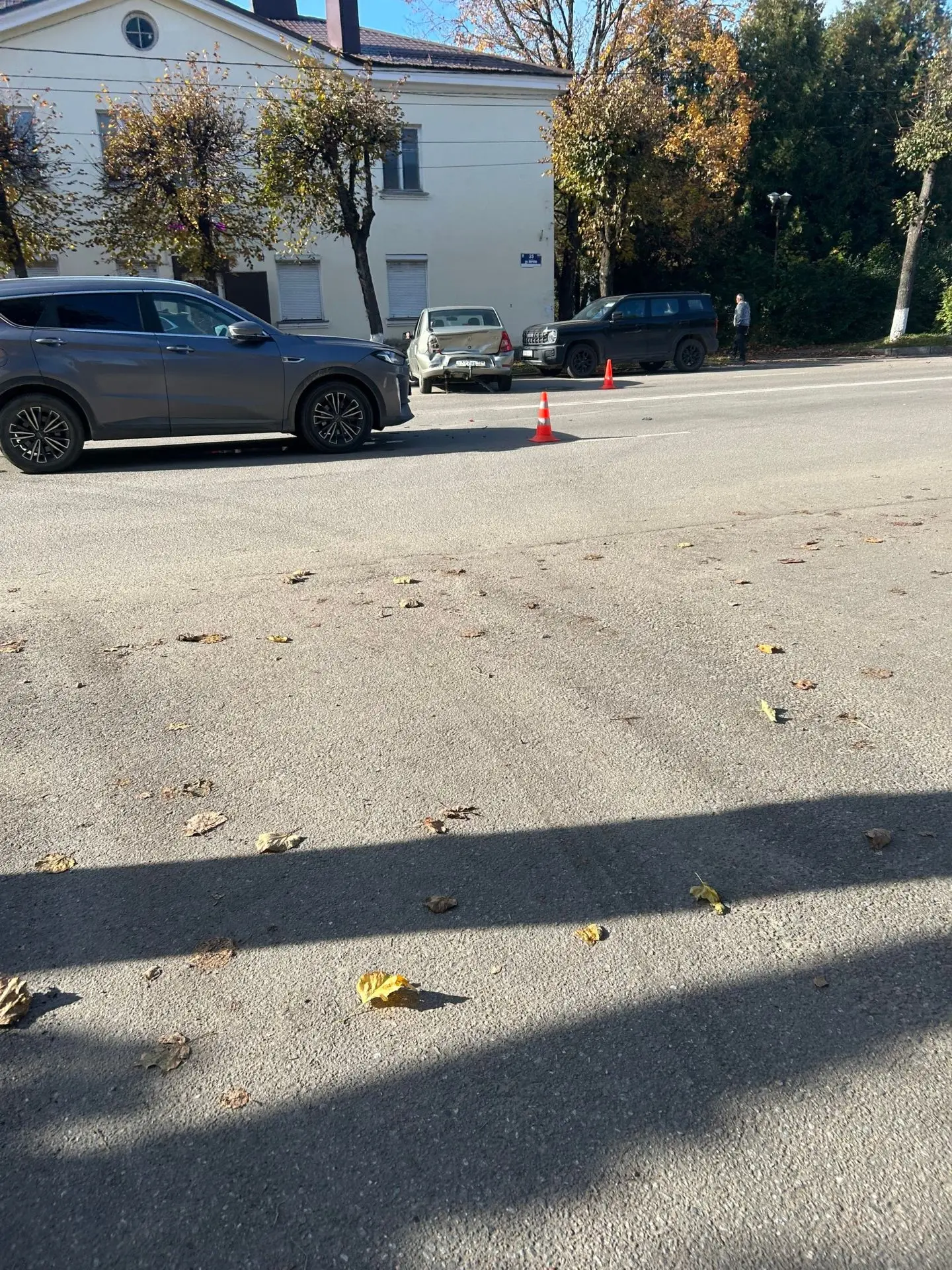 🚔 ДТП напротив здания полиции.